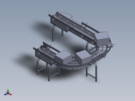 SPM U型传动带3D数模图纸 Solidworks设计正等轴测缩略图