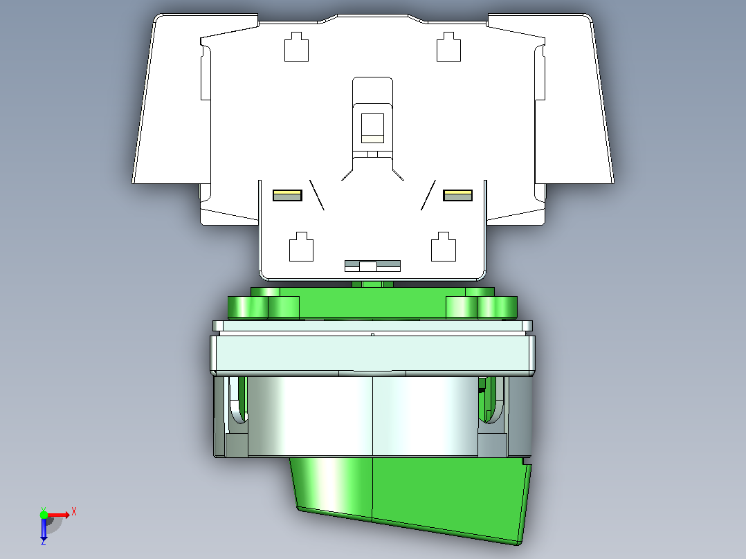 NF2-40负荷开关三维模型202202俯视图