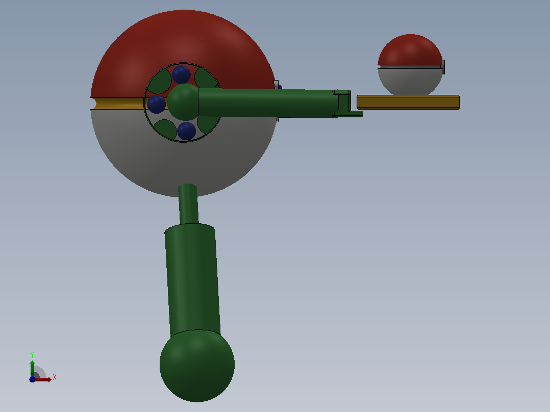 口袋妖怪机器人前视图