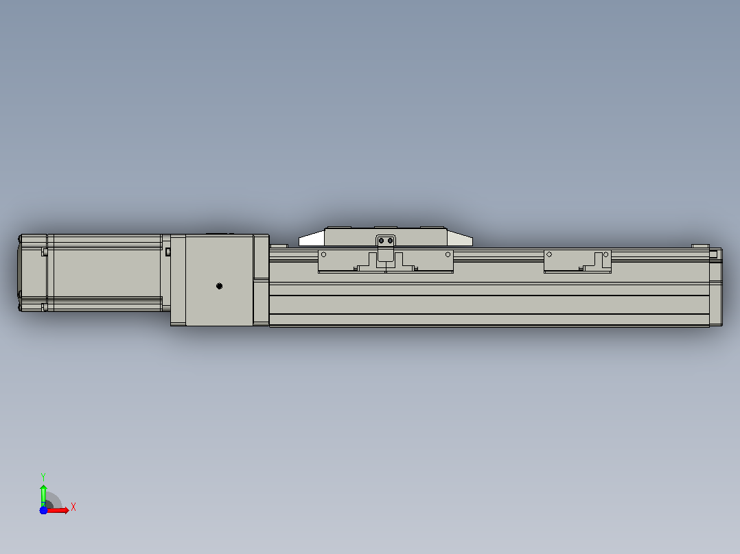 GTH 内嵌式模组 FTH80-PD-P40  TOYO 电缸滑台[FTH80-150-PD-P40]前视图