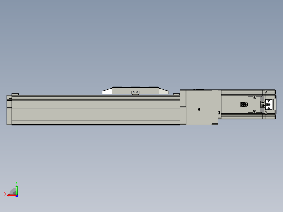 GTH 内嵌式模组 FTH80-PD-P40  TOYO 电缸滑台[FTH80-150-PD-P40]后视图