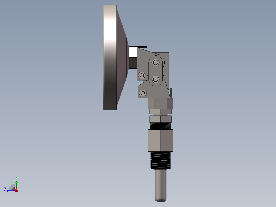 1501570-可调节双金属温度计右视图