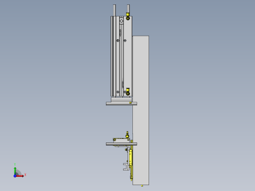 压块位置变更调整机构前视缩略图