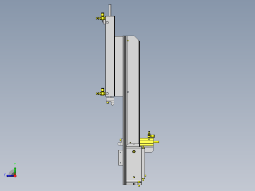 压块位置变更调整机构右视缩略图