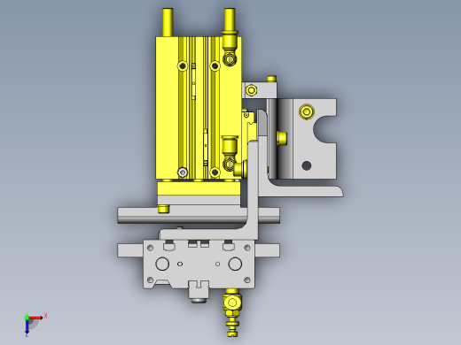 压块位置变更调整机构俯视缩略图