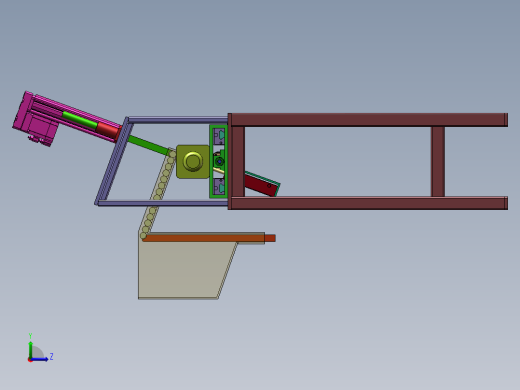 棒料平端面设备sw2020可编辑左视缩略图