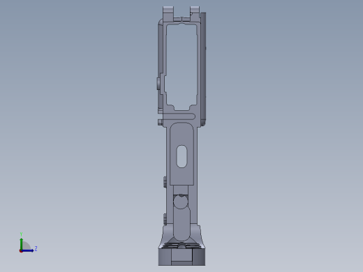 ar15自动步枪机匣3D模型左视缩略图
