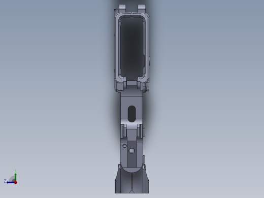 ar15自动步枪机匣3D模型右视缩略图