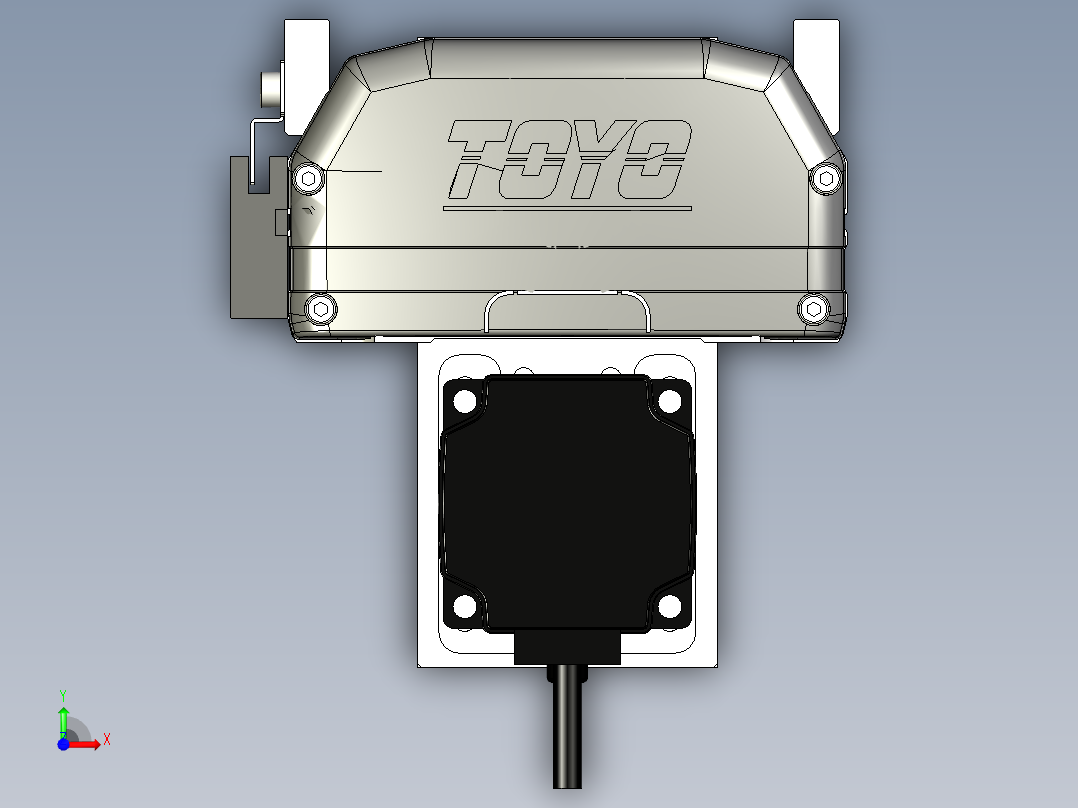 Toyo东佑达直线模组-ETH13-850-BM-200W+煞車前视图