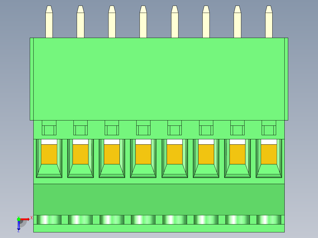 15EDG-3.5-8P(V-Hht)俯视图