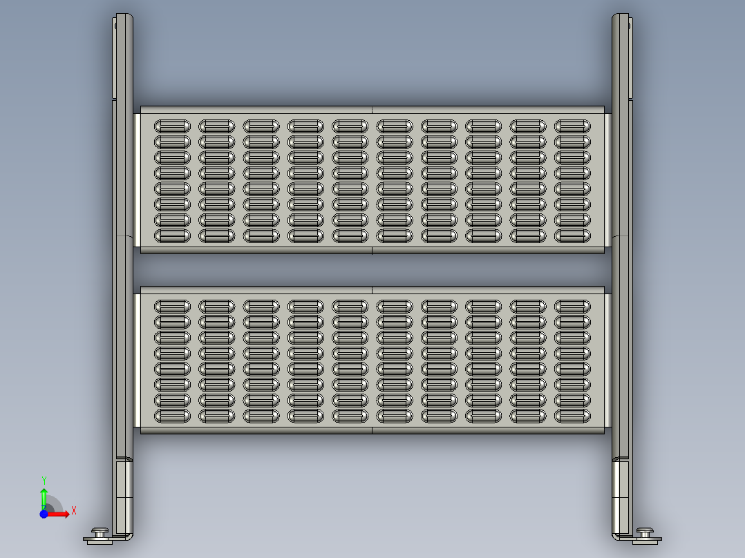 楼梯梯子(1)前视图