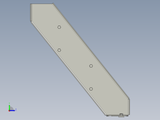 楼梯梯子(1)左视缩略图