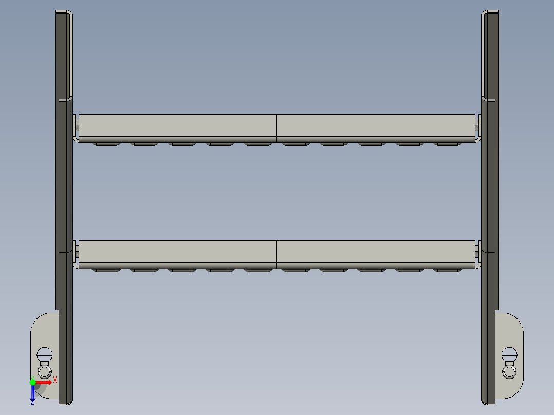 楼梯梯子(1)俯视图