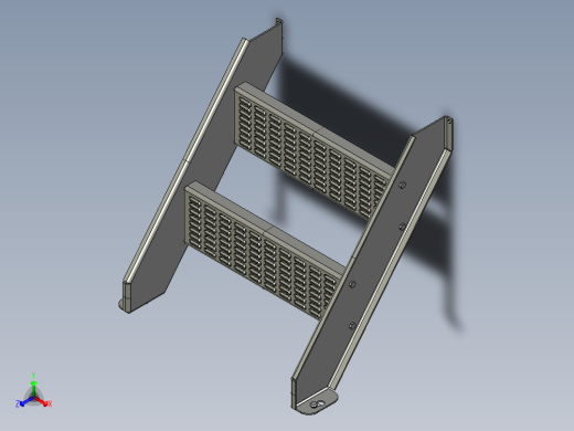 楼梯梯子(1)正等轴测缩略图