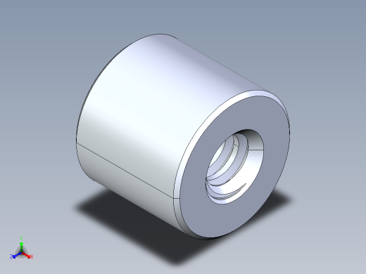 公制梯形螺母-TR16x4x36x32.STEP