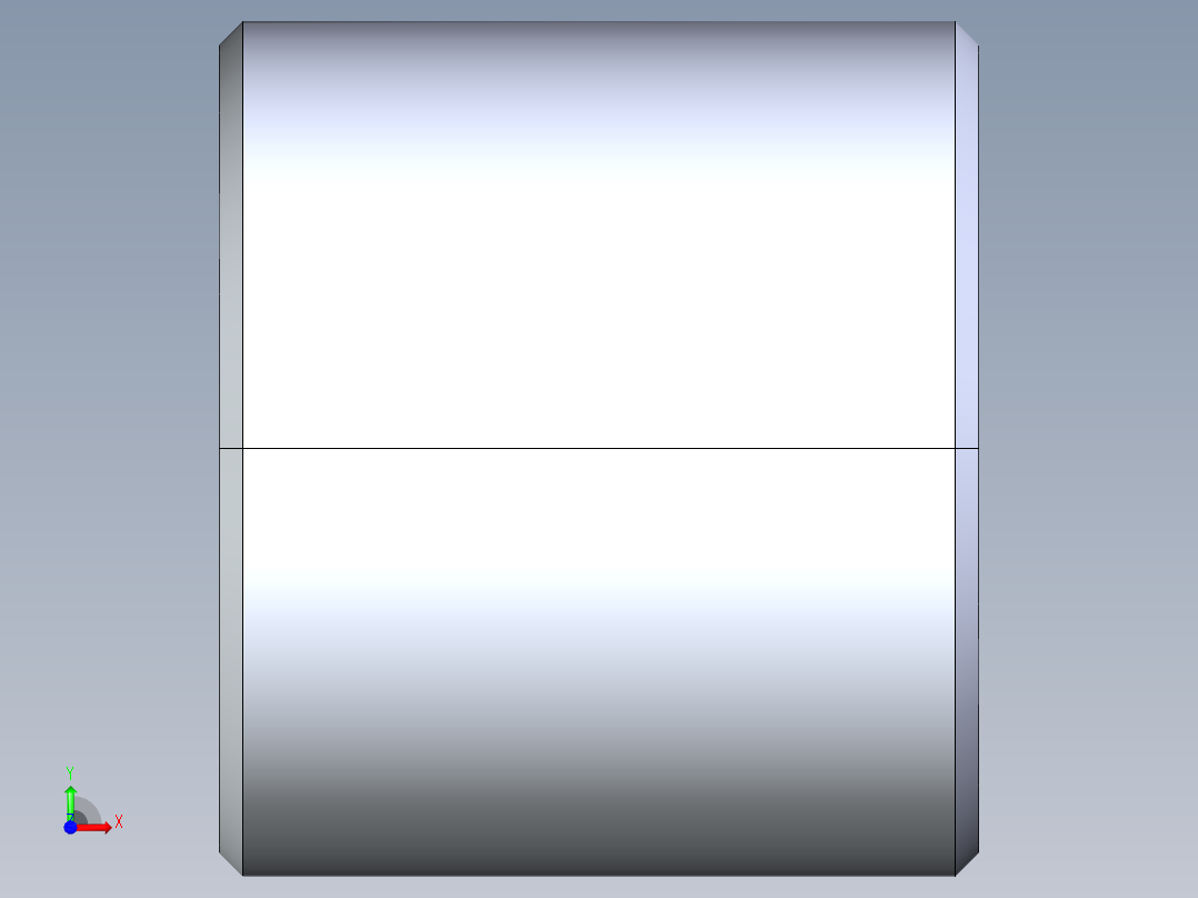 公制梯形螺母-TR16x4x36x32.STEP前视图