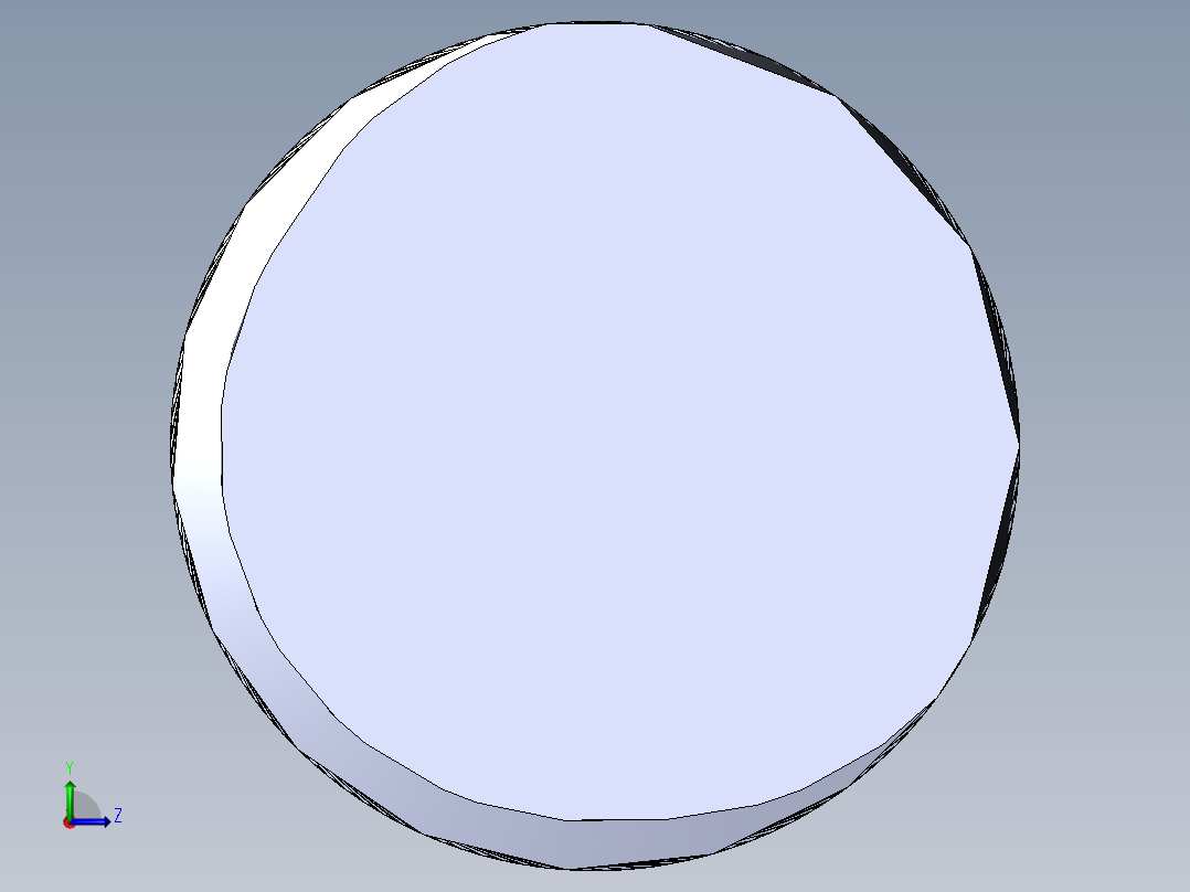 公制 （ISO） 梯形螺钉-TR26x3x200.SLDPRT左视图