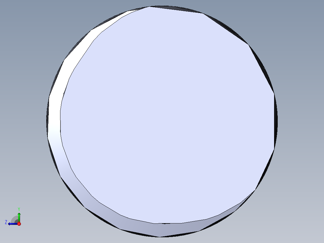 公制 （ISO） 梯形螺钉-TR26x3x200.SLDPRT右视图
