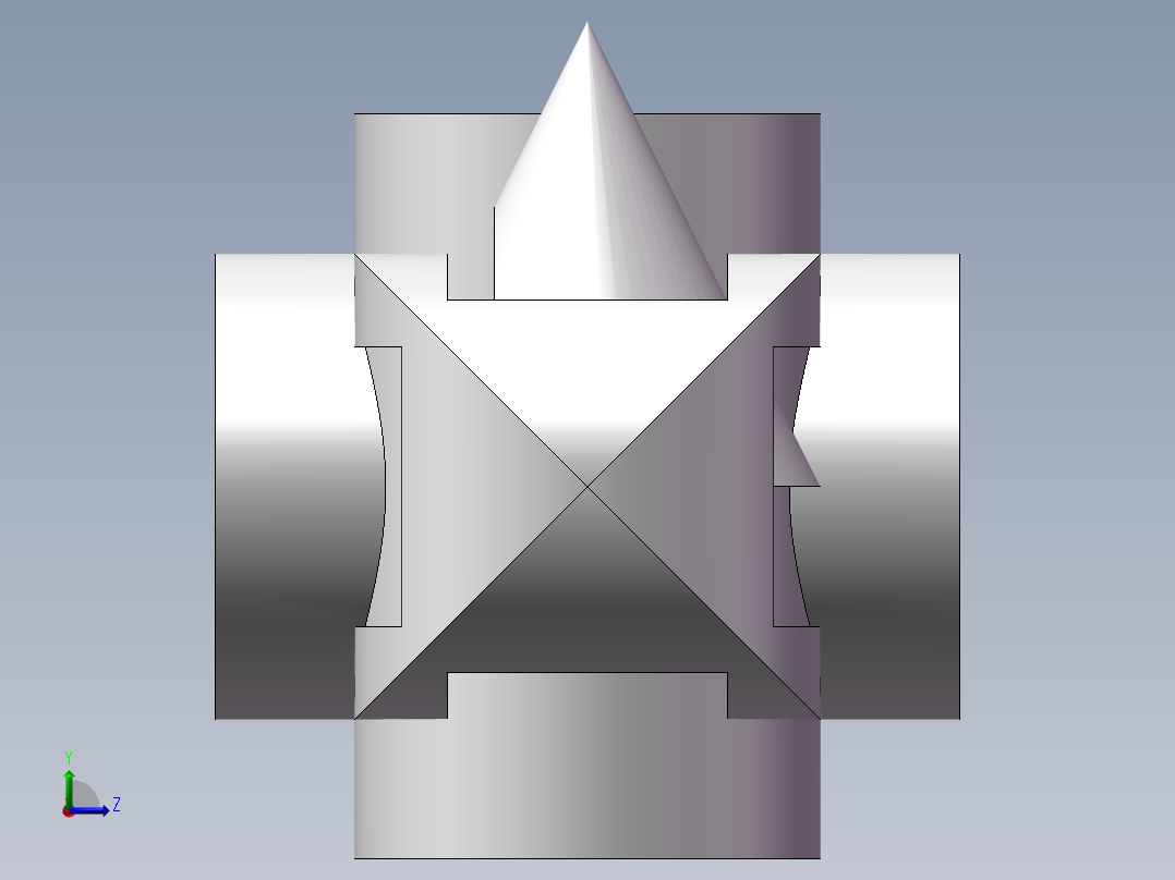 SW格式3D图(模型练习题)-054左视图