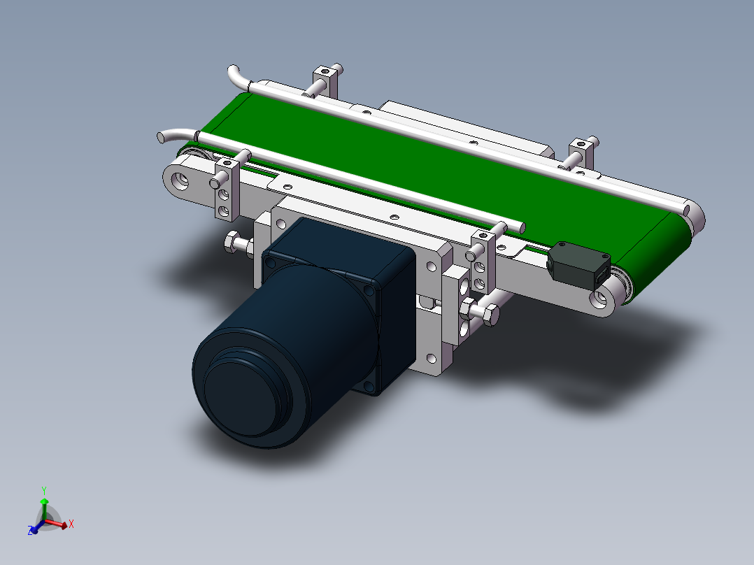 一台245mm小型输送机