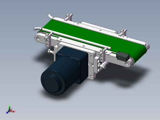 一台245mm小型输送机