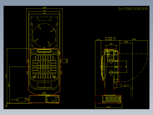基恩士sjf300_cad_kc图纸模型