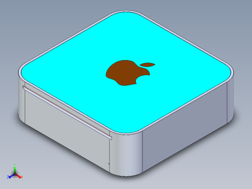 苹果Apple mac mini g4模型3D图纸