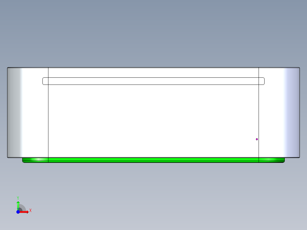 苹果Apple mac mini g4模型3D图纸前视图