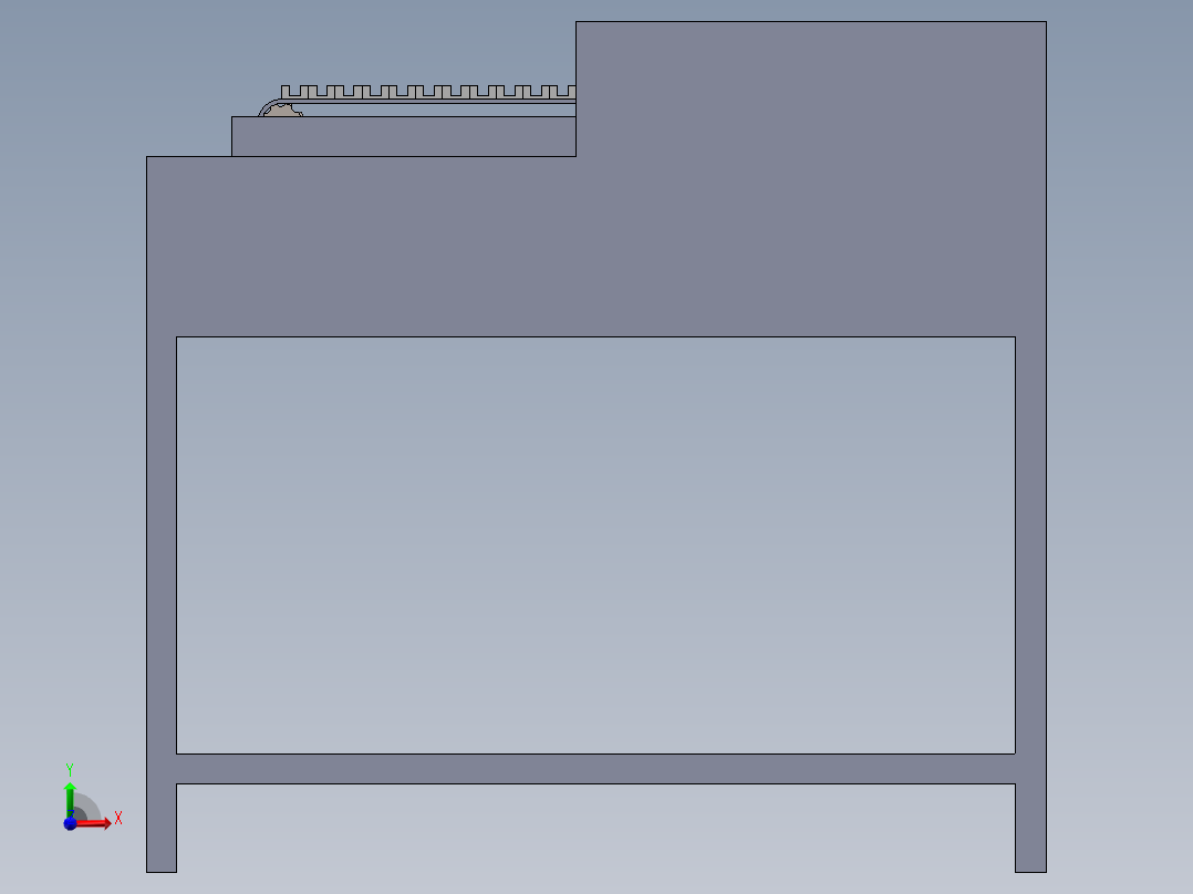 虾皮自动切口机前视图
