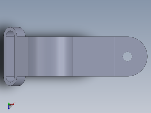 机械零件图12俯视缩略图