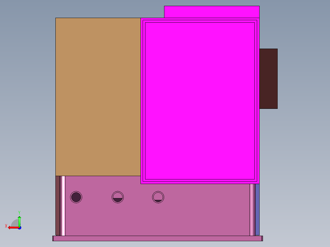 复杂型圆体刀具数控磨床后视图