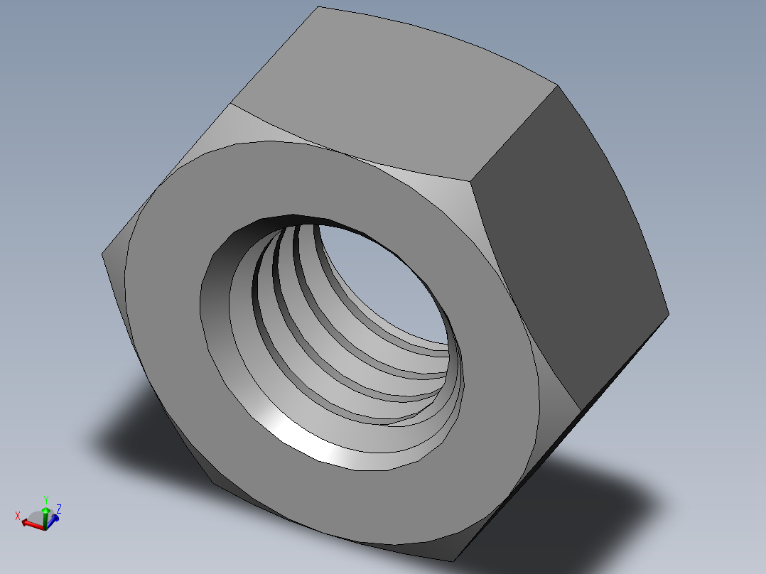 DIN 934 螺母-M8 Nut.SLDPRT