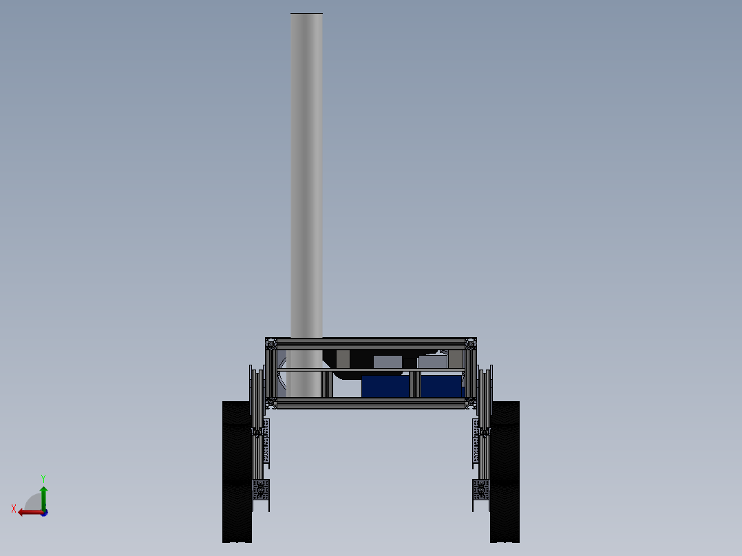 智能小车后视图