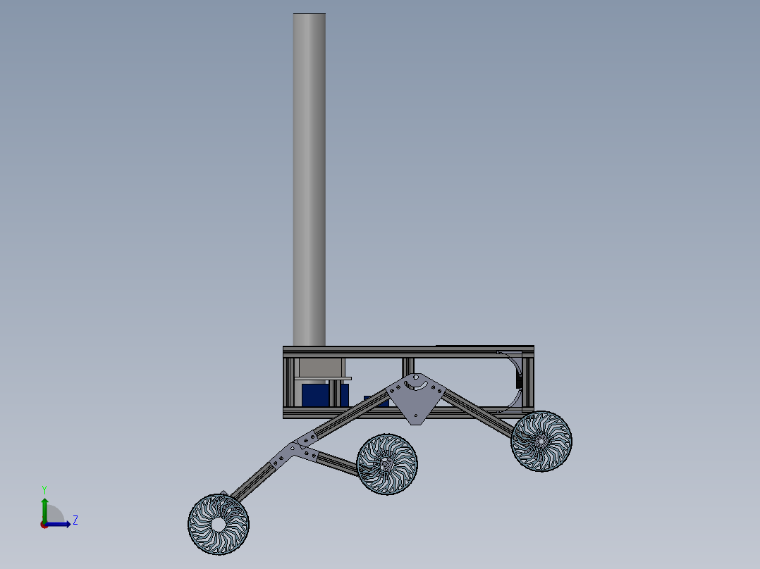 智能小车左视图