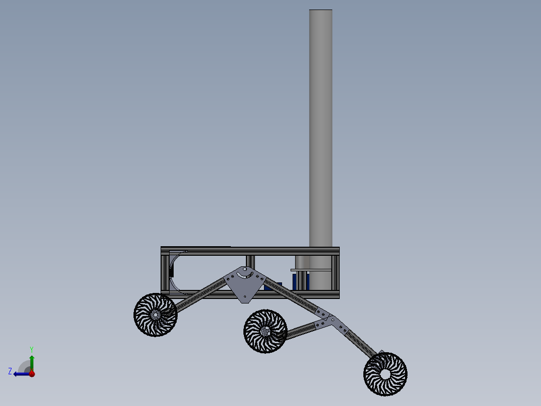 智能小车右视图