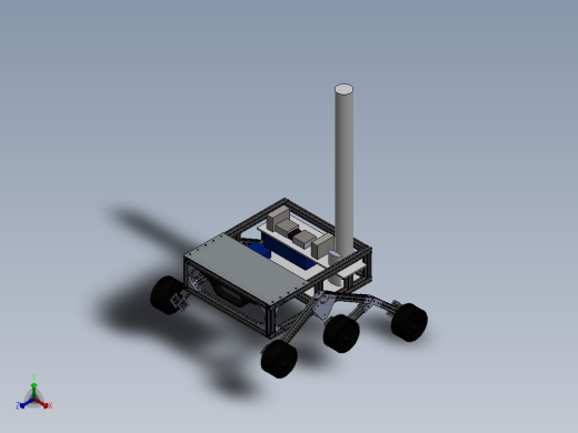 智能小车正等轴测缩略图