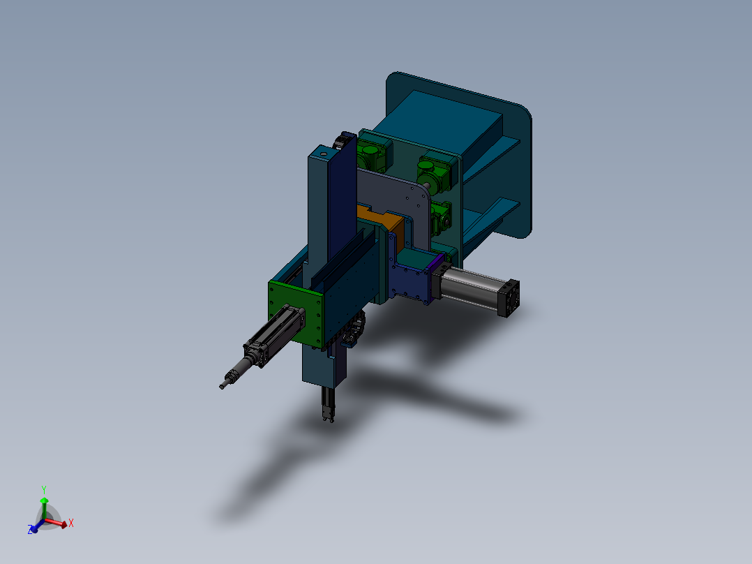 冲床油压机送料机械手