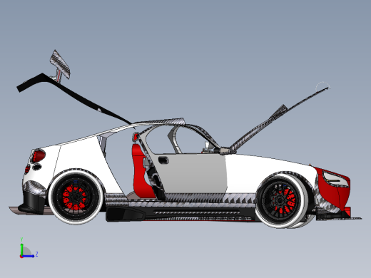 591改装汽车SW设计左视缩略图