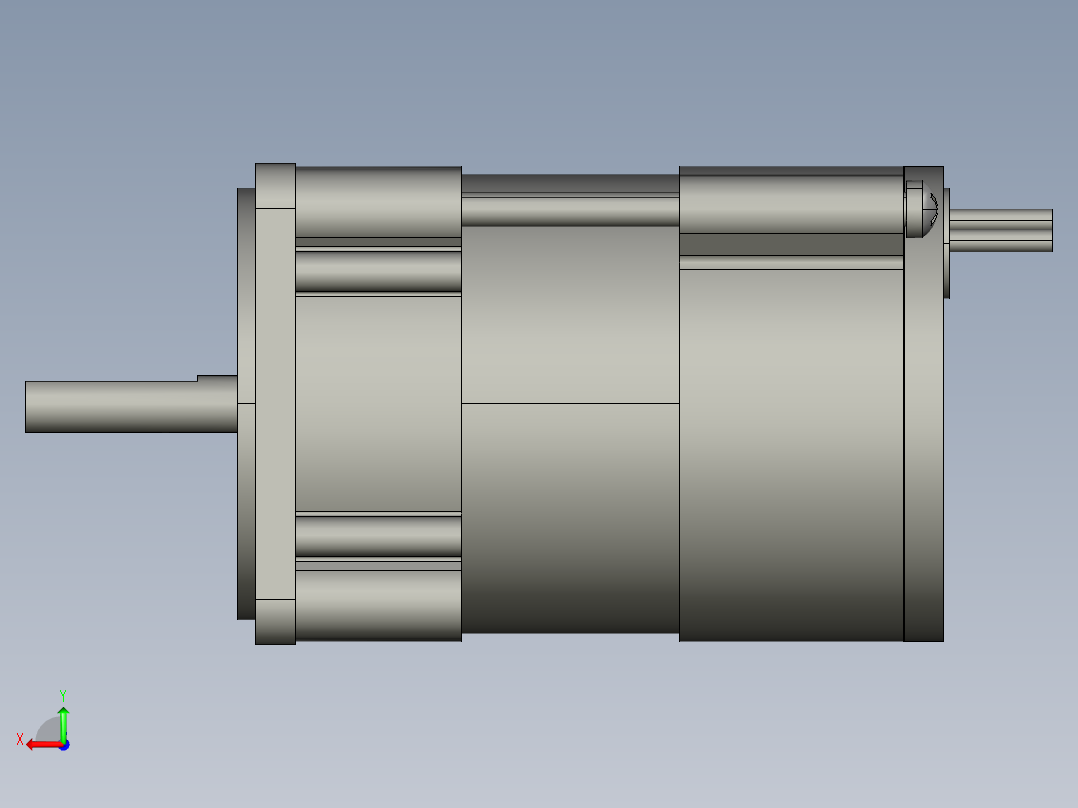M41A1S4L微型齿轮调速马达后视图