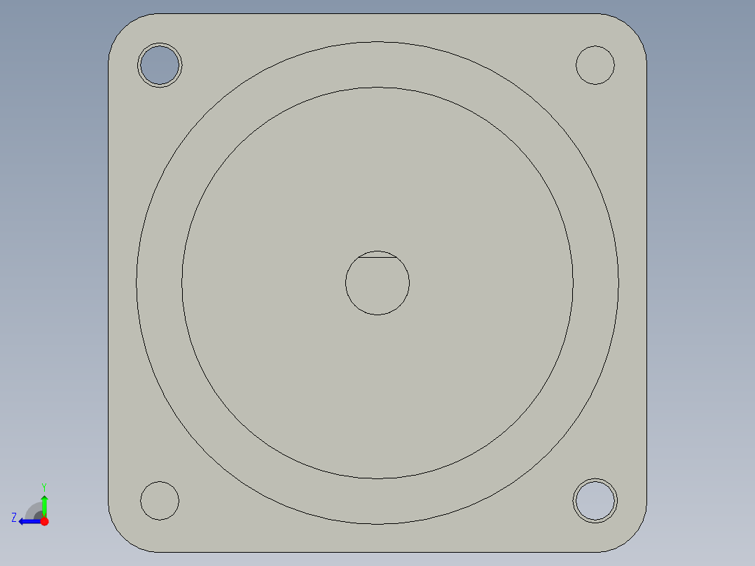 M41A1S4L微型齿轮调速马达右视图