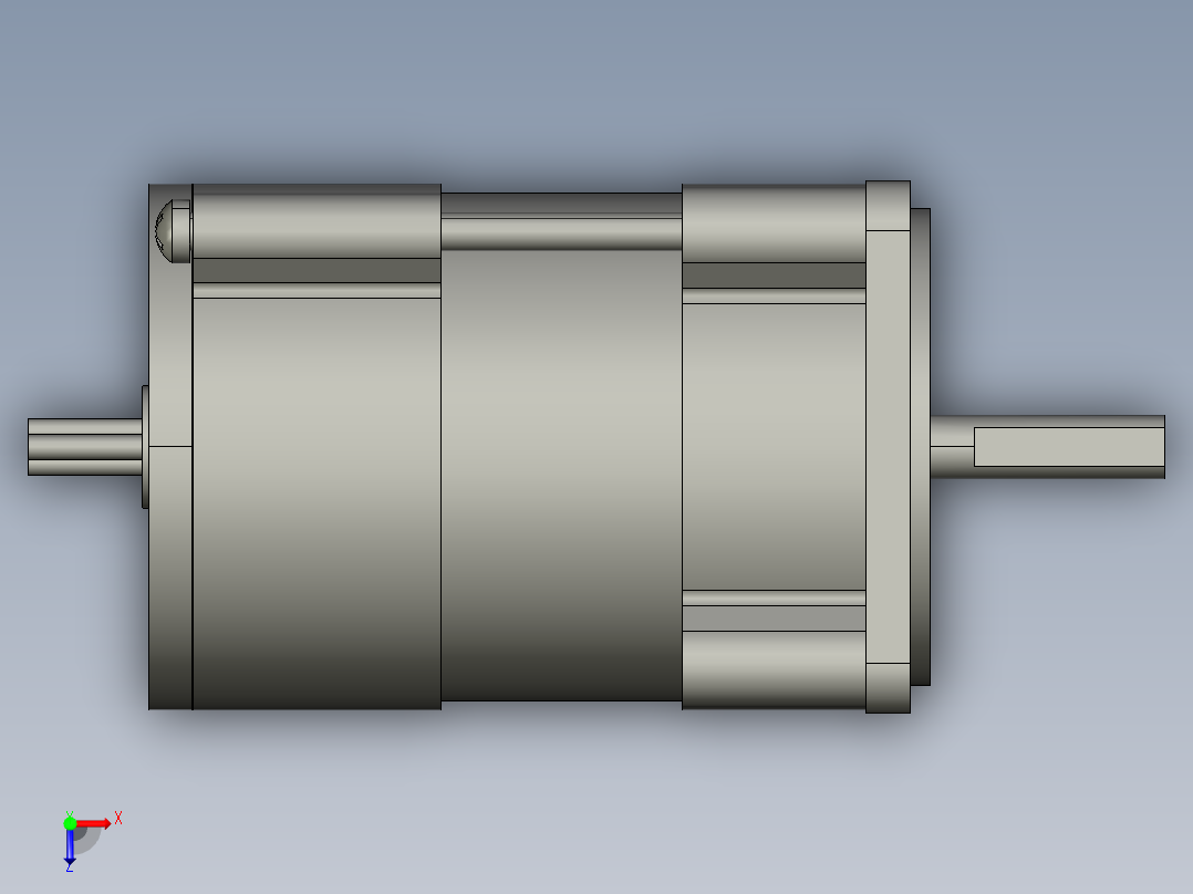 M41A1S4L微型齿轮调速马达俯视图