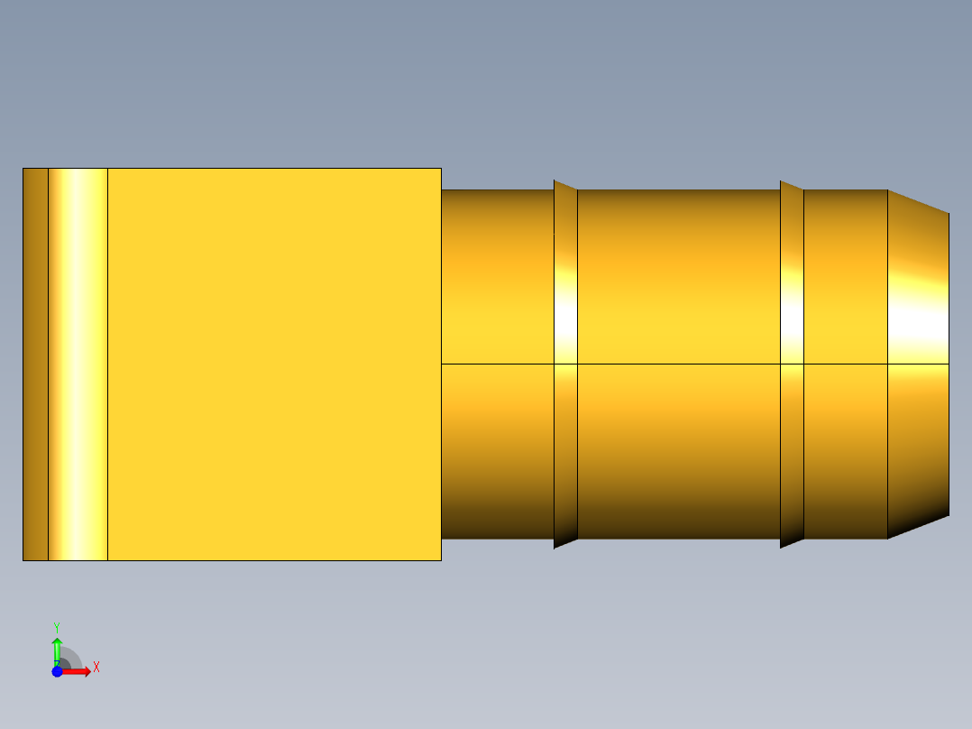 工业通用螺蚊管倒齿式工业硬管接头Union Elbow 225-8-8前视图