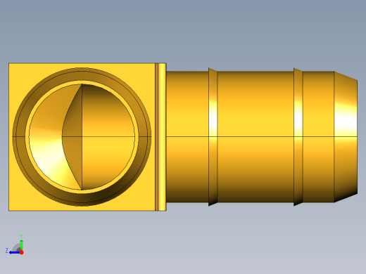 工业通用螺蚊管倒齿式工业硬管接头Union Elbow 225-8-8右视缩略图