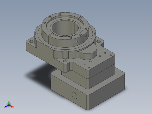 中空旋转平台KFN60-5模型(8-26 38.1-2 4-4.5-47.14-47.14)