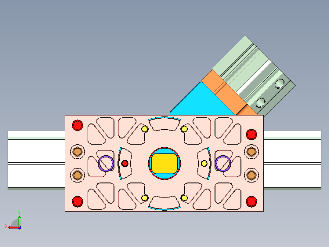ZJ-W7 HSG-CNC1-47-笔记本CNC工装夹具三维模型内腔加工治具01版后视图