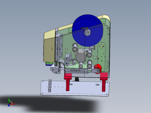 半自动高精度平面贴标机sw18可编辑