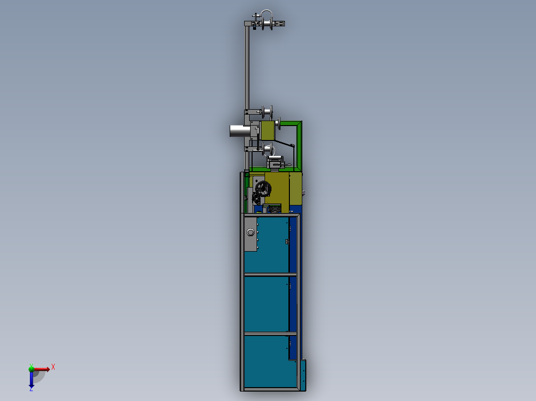 自动裁断机sw18可编辑俯视图