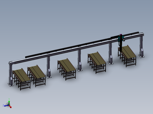 桁架机械手搬运sw20