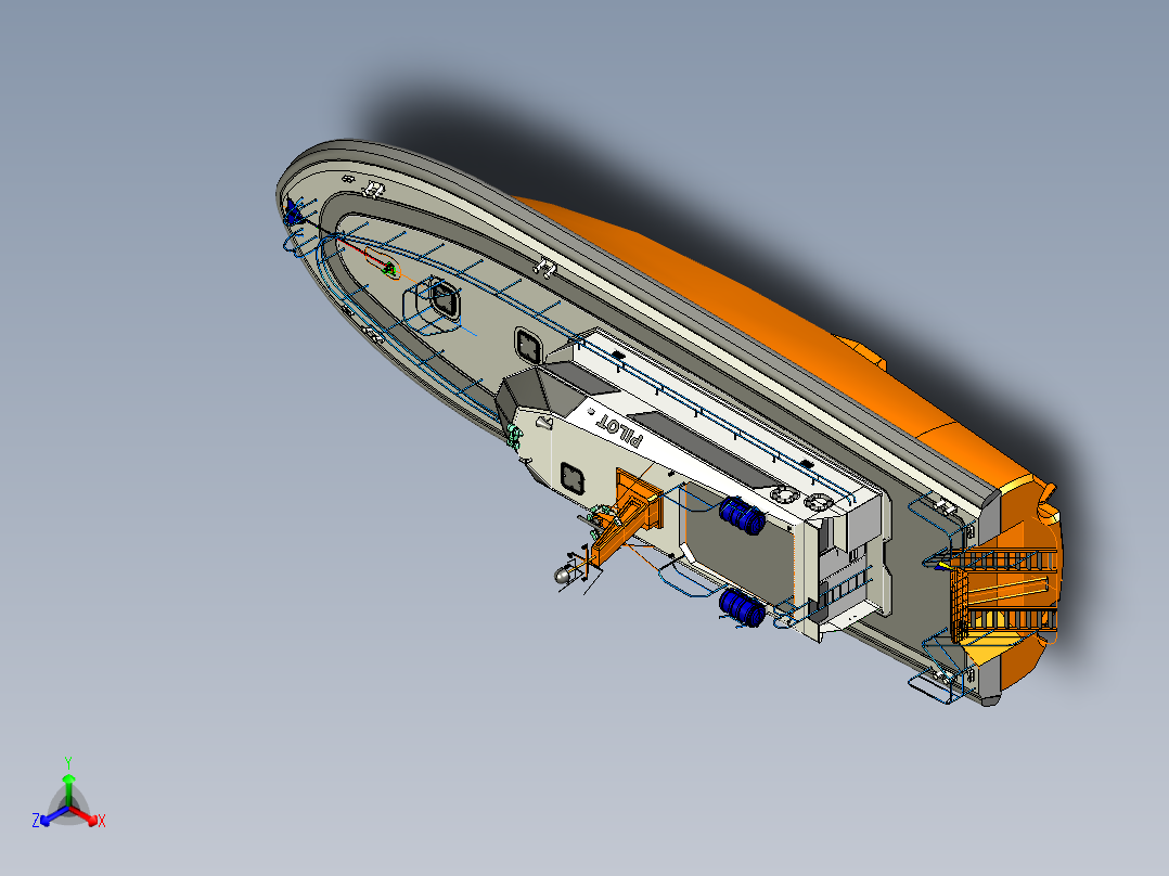 27m引航艇主视图
