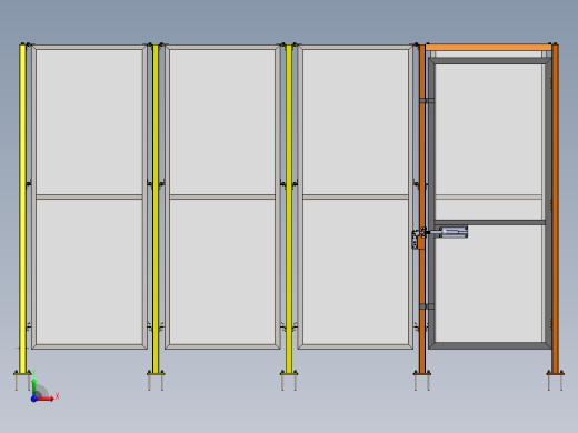 车间围栏前视缩略图